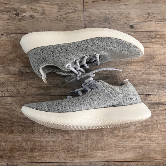 Allbirds Women's Wool Runners (Dapple Gray/Cream Sole) Size W7 - Picture 5 of 7